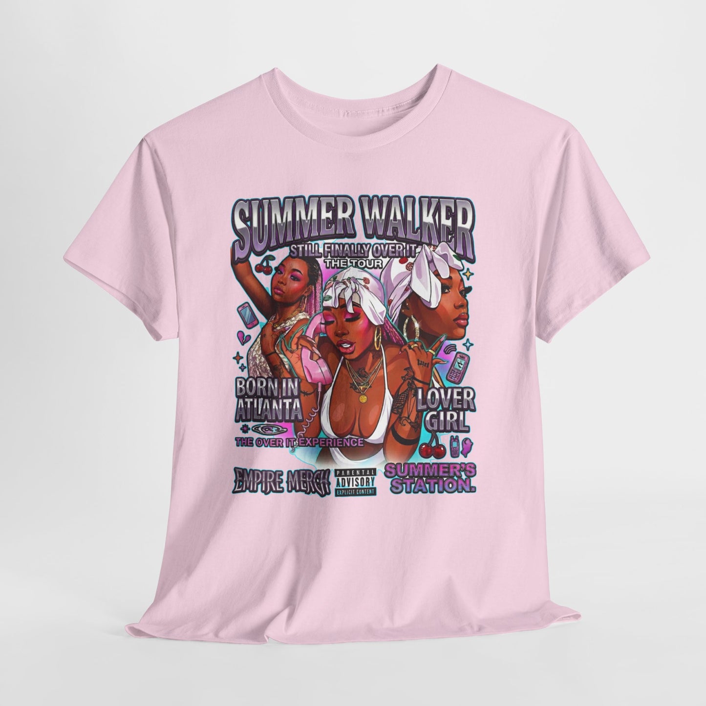 Summer Graphic Tee — "Born in Atlanta" Soulful R&B Tribute Shirt