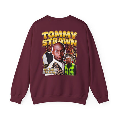 Martin Graphic Crewneck Sweatshirt — Vintage Retro Tommy Strawn Photo Collage