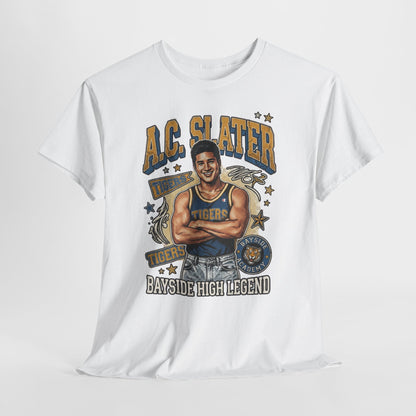 AC Slater Bayside High Legend Tee — Saved by the Bell Retro Football Shirt