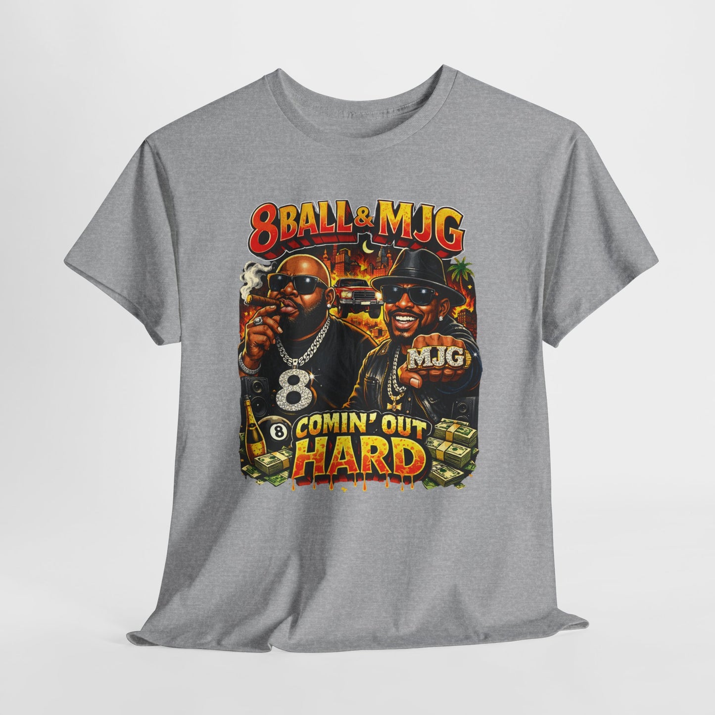 8Ball & MJG 'Comin' Out Hard' Vintage Hip-Hop Graphic Tee