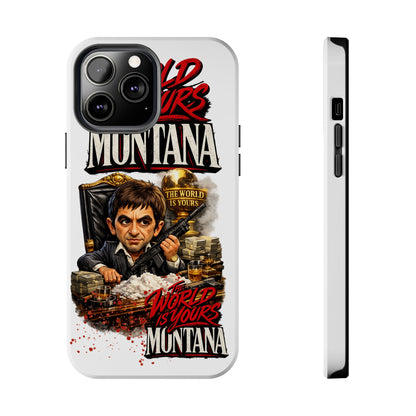 Tony Montana "The World Is Yours" Vintage Caricature Tough Phone Case