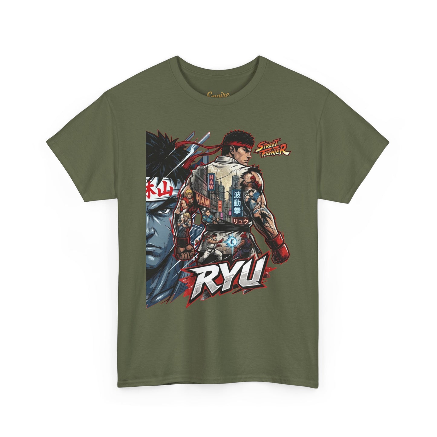 Ryu Street Fighter Graphic Tee — Vintage Fighter Art T-Shirt