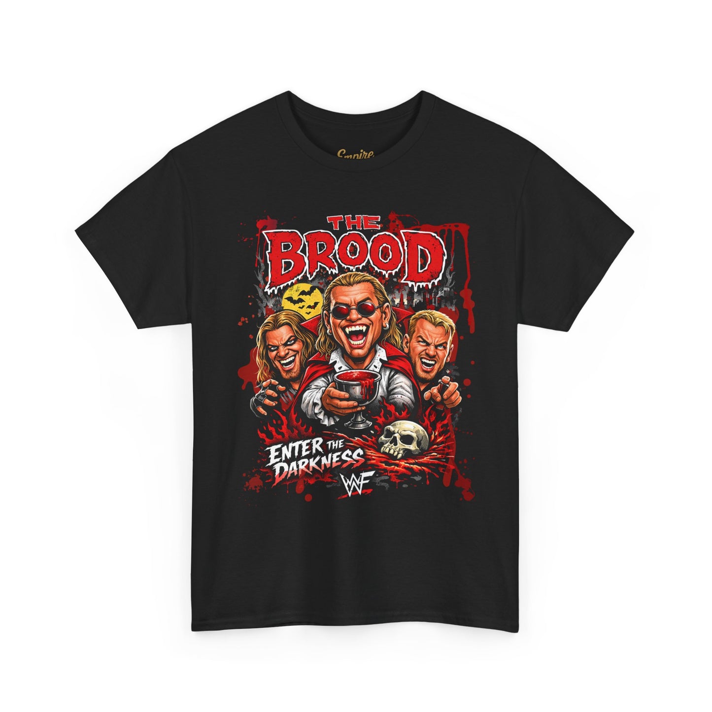 The Brood Horror Band Tee — “Enter the Darkness” Graphic T-Shirt
