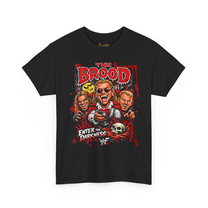 The Brood Horror Band Tee — “Enter the Darkness” Graphic T-Shirt