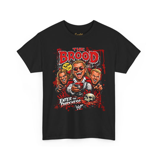 The Brood Horror Band Tee — “Enter the Darkness” Graphic T-Shirt