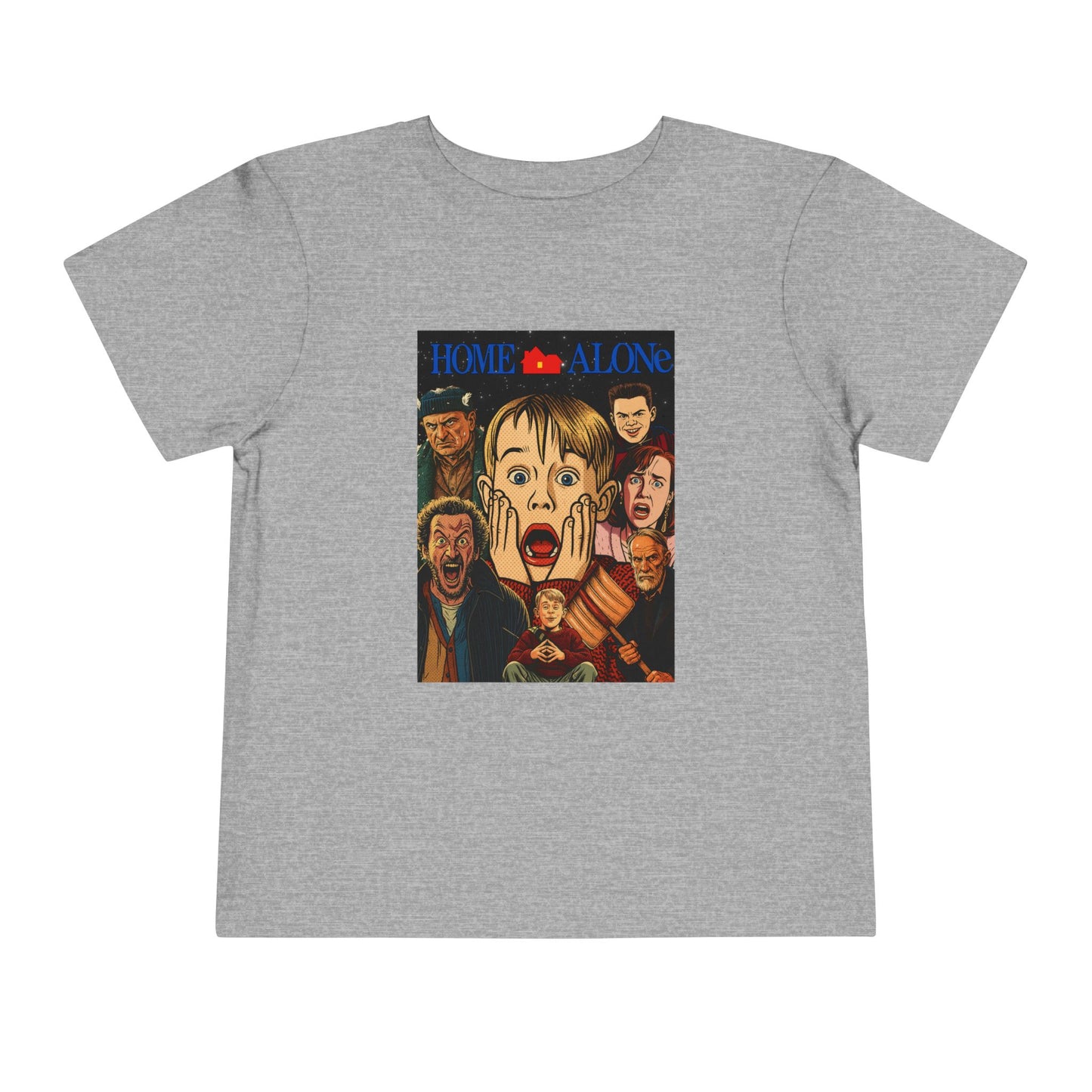 Home Alone Toddler Tee, Kid's Movie Shirt, Funny Kids T-Shirt, Halloween Costume, Birthday Gift for Boys and Girls