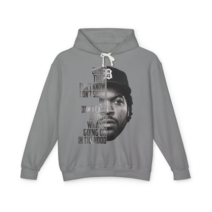 Boyz N the Hood Doughboy Hoodie — 'Either They Don't Know...' Vintage Half-Face Graphic Hoodie