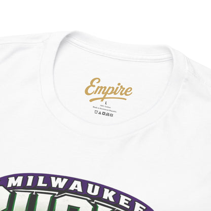 Milwaukee Bucks Retro Player Cartoon Tee — 'Ray Allen' Basketball Graphic T-Shirt