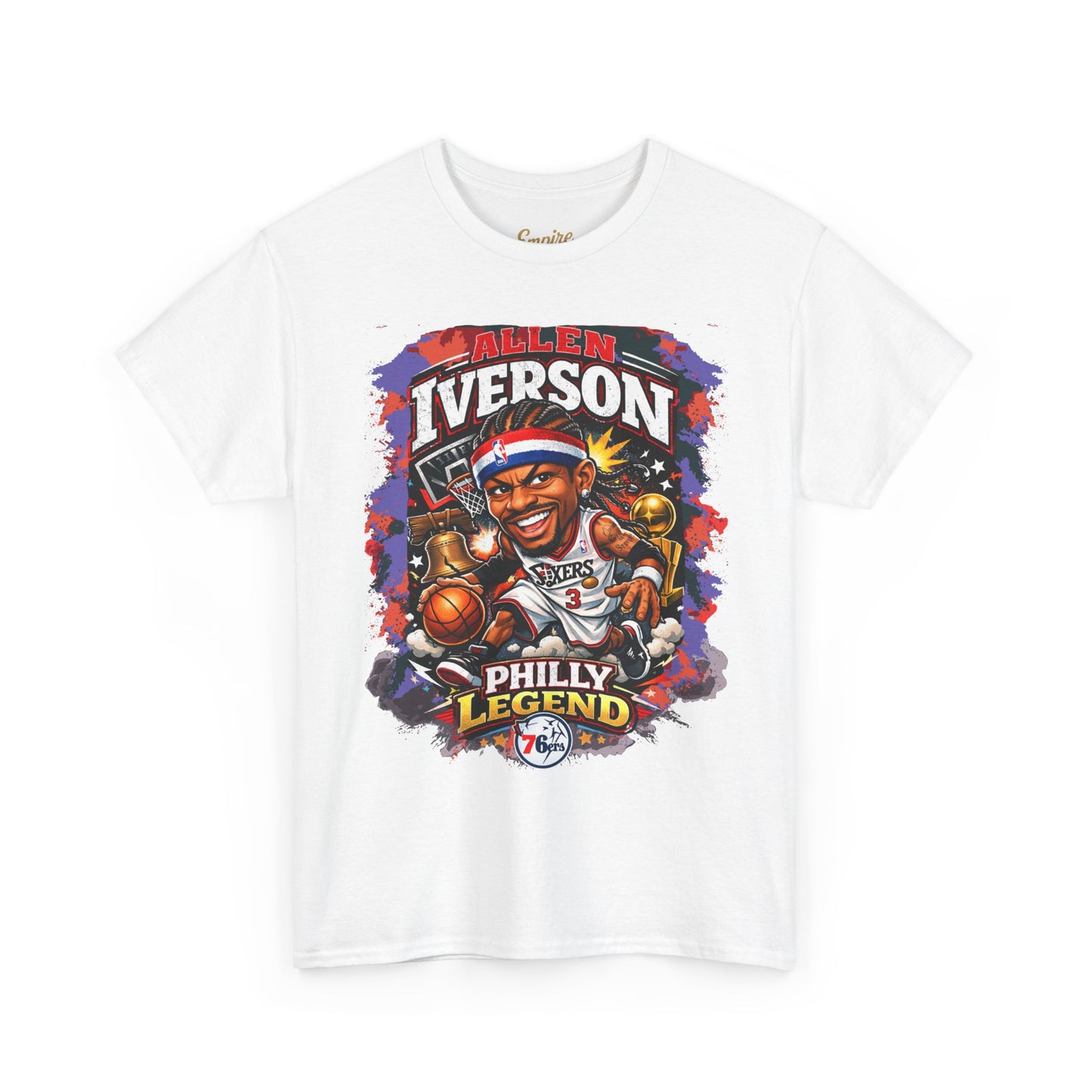 Philly Legend Basketball Tee — Iverson Retro Graphic Shirt