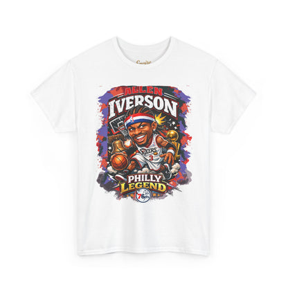 Philly Legend Basketball Tee — Iverson Retro Graphic Shirt