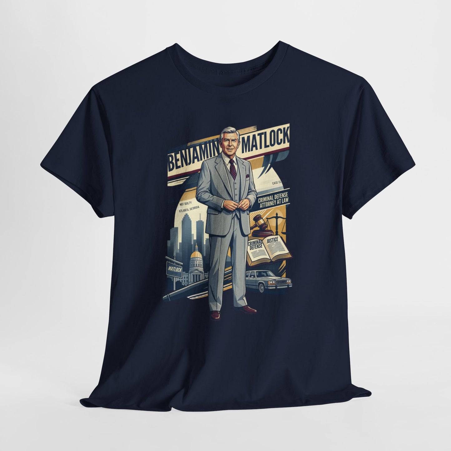 Benjamin Matlock Vintage Lawyer T-Shirt — Retro TV Attorney Tee