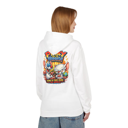 Pinky and the Brain "Time to Take Over the World" Midweight Softstyle Fleece Hoodie