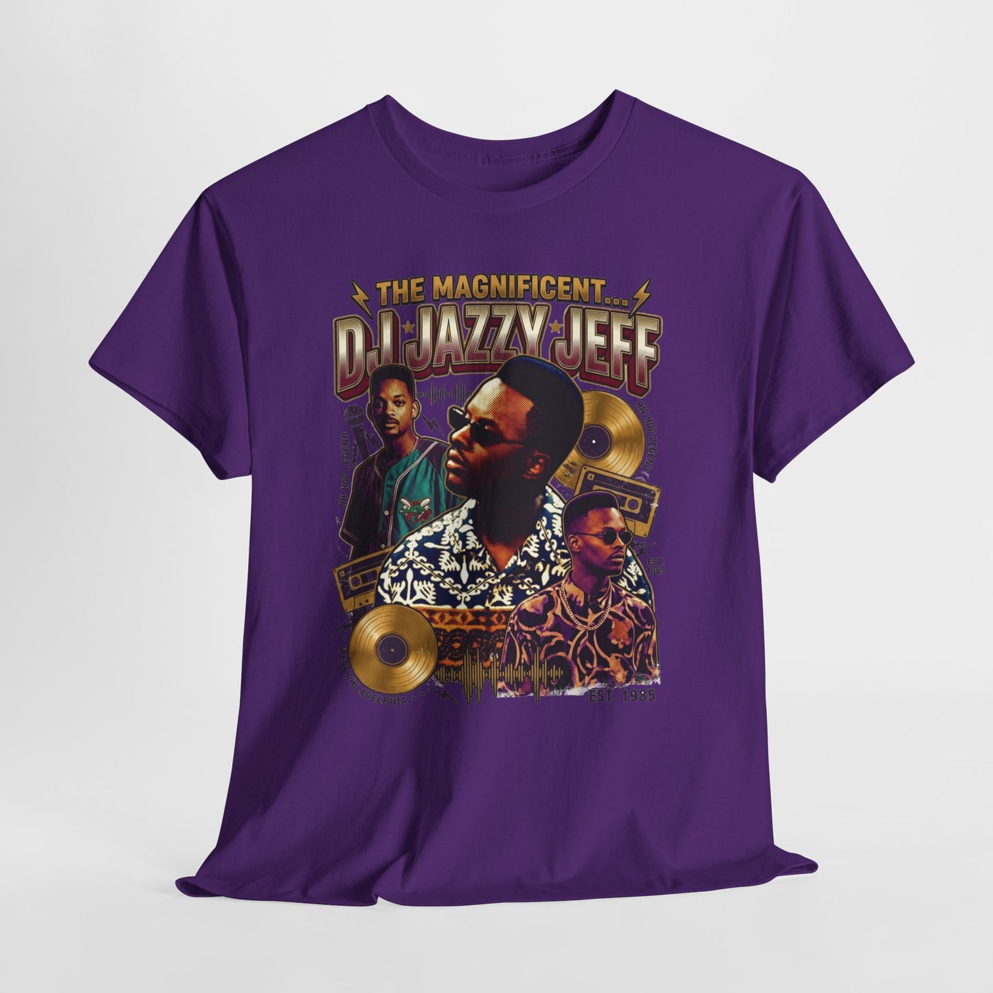 DJ Jazzy Jeff Tribute Tee — "The Magnificent DJ Jazzy Jeff" Retro Hip-Hop Graphic Shirt