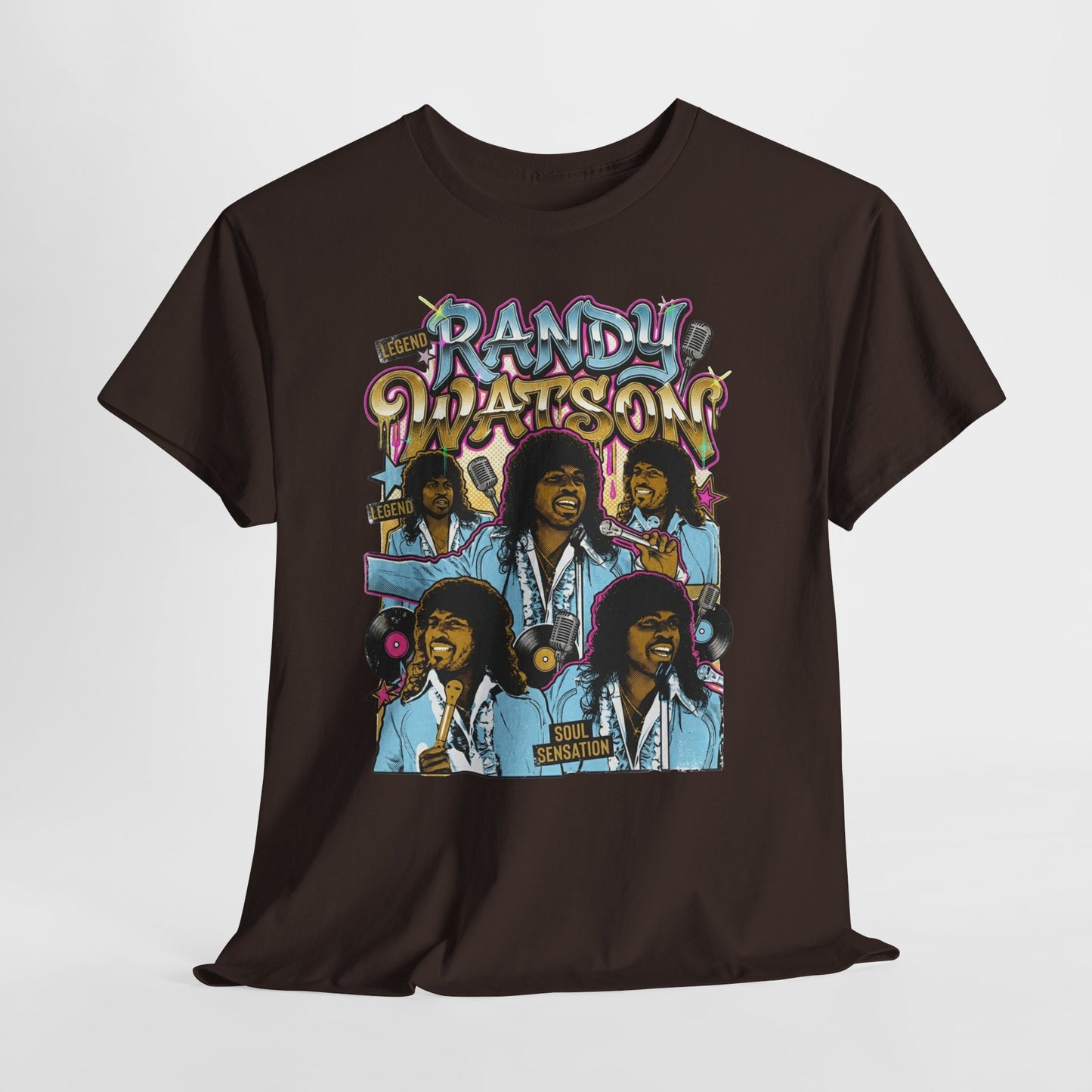 Randy Watson Vintage Portrait Tee — 90s Soul Funk Graphic T-Shirt
