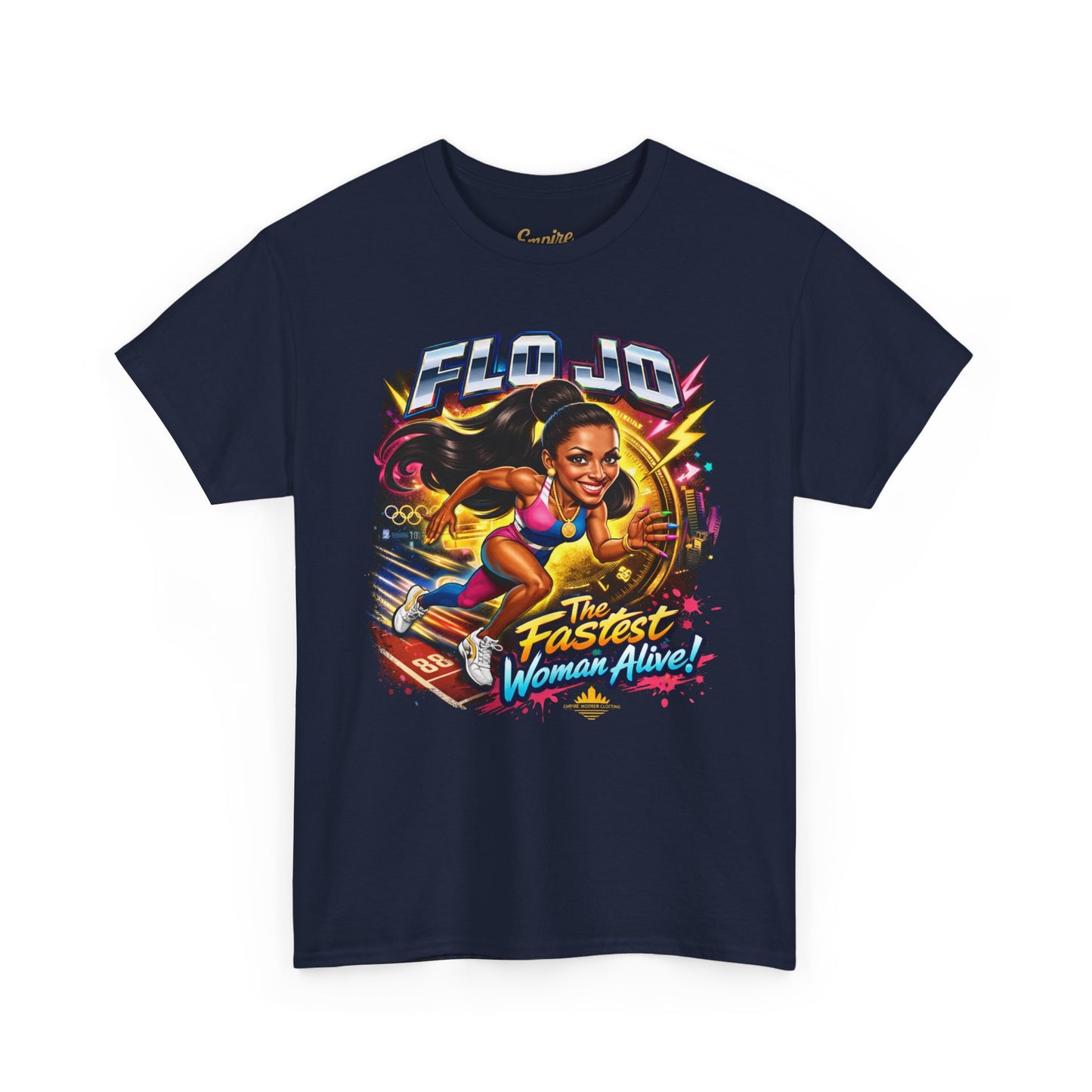Sprint Legend T-Shirt — "The Fastest Woman Alive" Track & Field Tribute