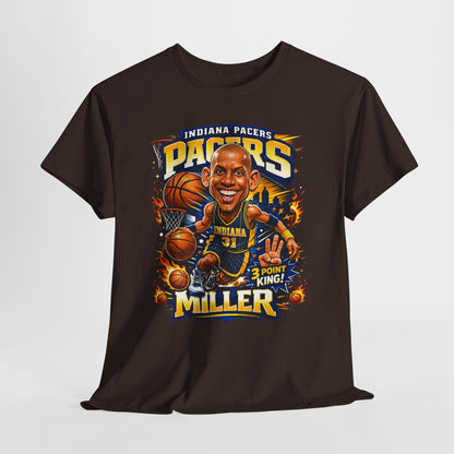 Pacers Miller 3-Point King Basketball T-Shirt