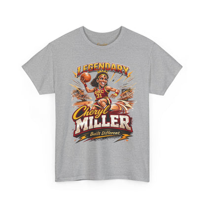 Legendary Cheryl Miller Basketball T-Shirt — 4x NCAA Champion, 1984 Gold Medalist
