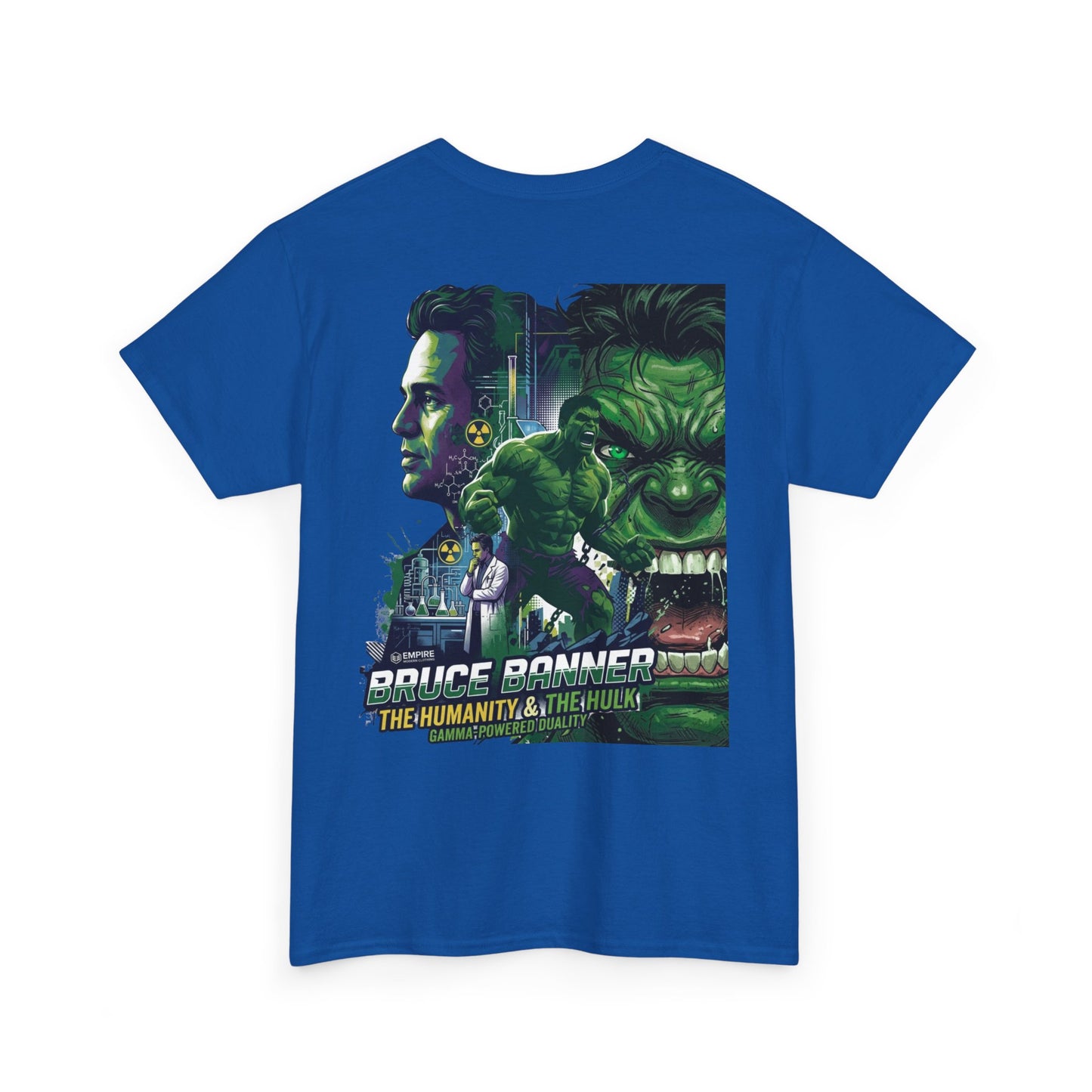 Hulk Graphic Tee — Bruce Banner Movie Poster Back Print