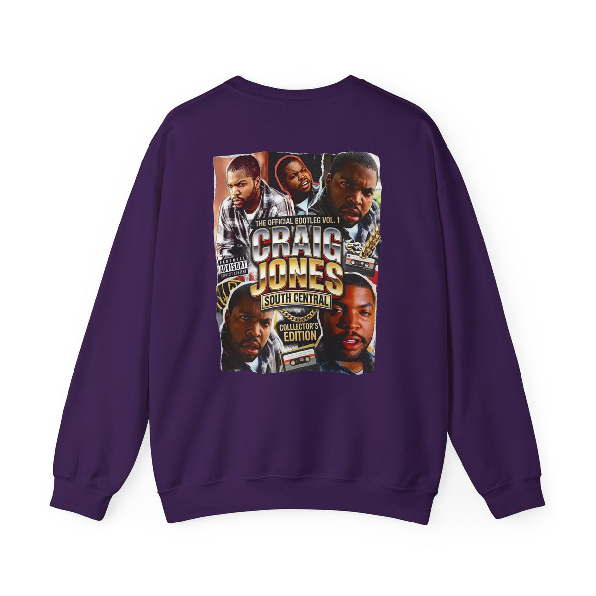 Craig Jones South Central Crewneck Sweatshirt — Retro Hip Hop Graphic Pullover