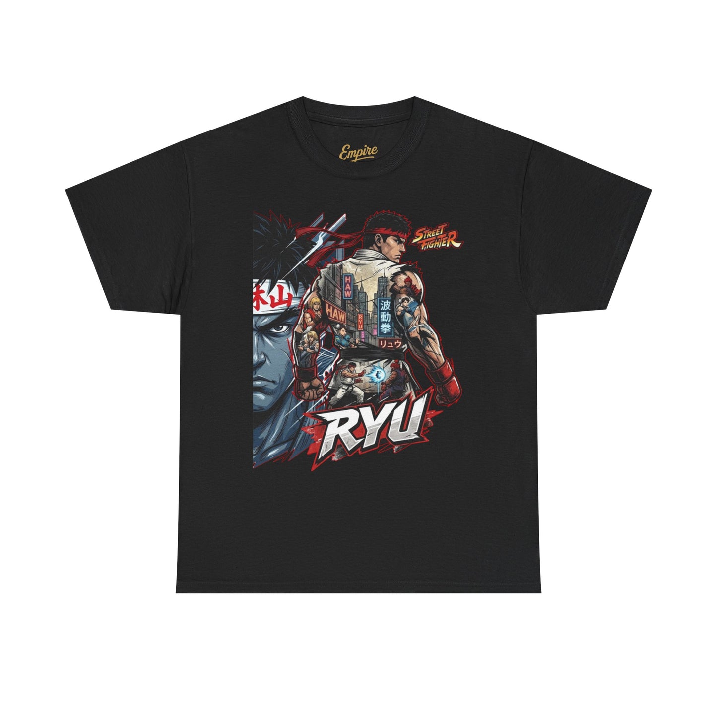 Ryu Street Fighter Graphic Tee — Vintage Fighter Art T-Shirt
