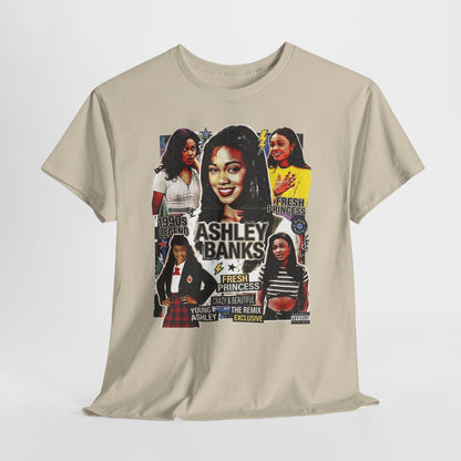 Retro 90s TV Star Collage Tee — Ashley Banks Tribute Graphic T-Shirt