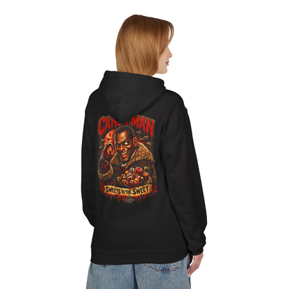 Horror Movie Candyman "Sweets to the Sweet" Retro Poster Midweight Softstyle Fleece Hoodie