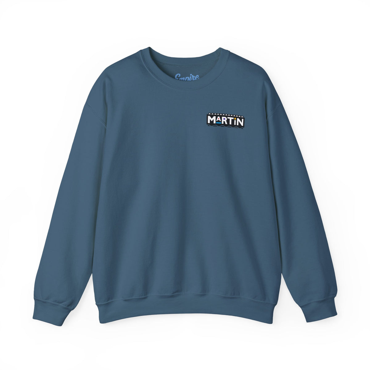 Cole Brown Graphic Sweatshirt — Retro Hip-Hop Collage Crewneck