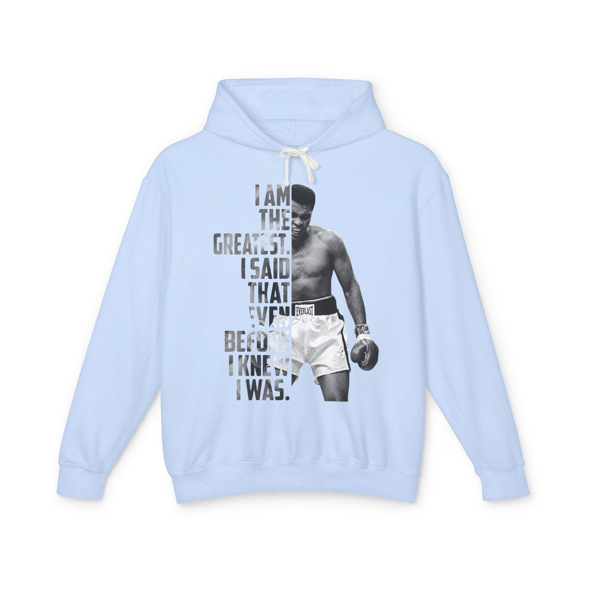 Boxing Champion 'I Am The Greatest' Hoodie - Vintage Boxing Quote Sweatshirt