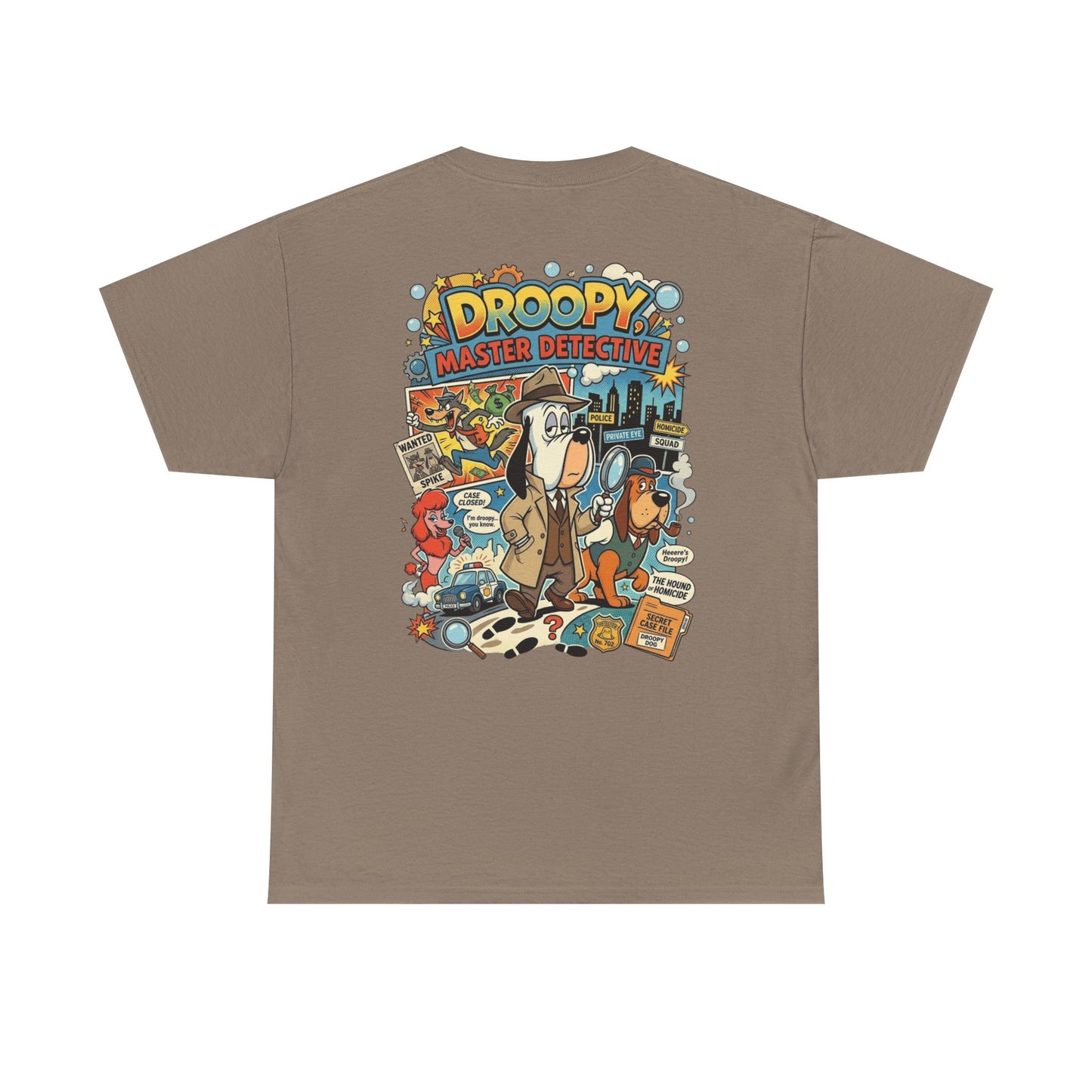 Graphic Tee — "Master Detective" Retro Cartoon T-Shirt