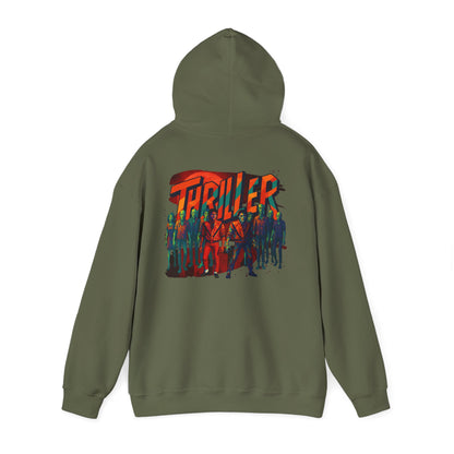 MJ 'Thriller' Retro Zombie Crew Graphic Hoodie