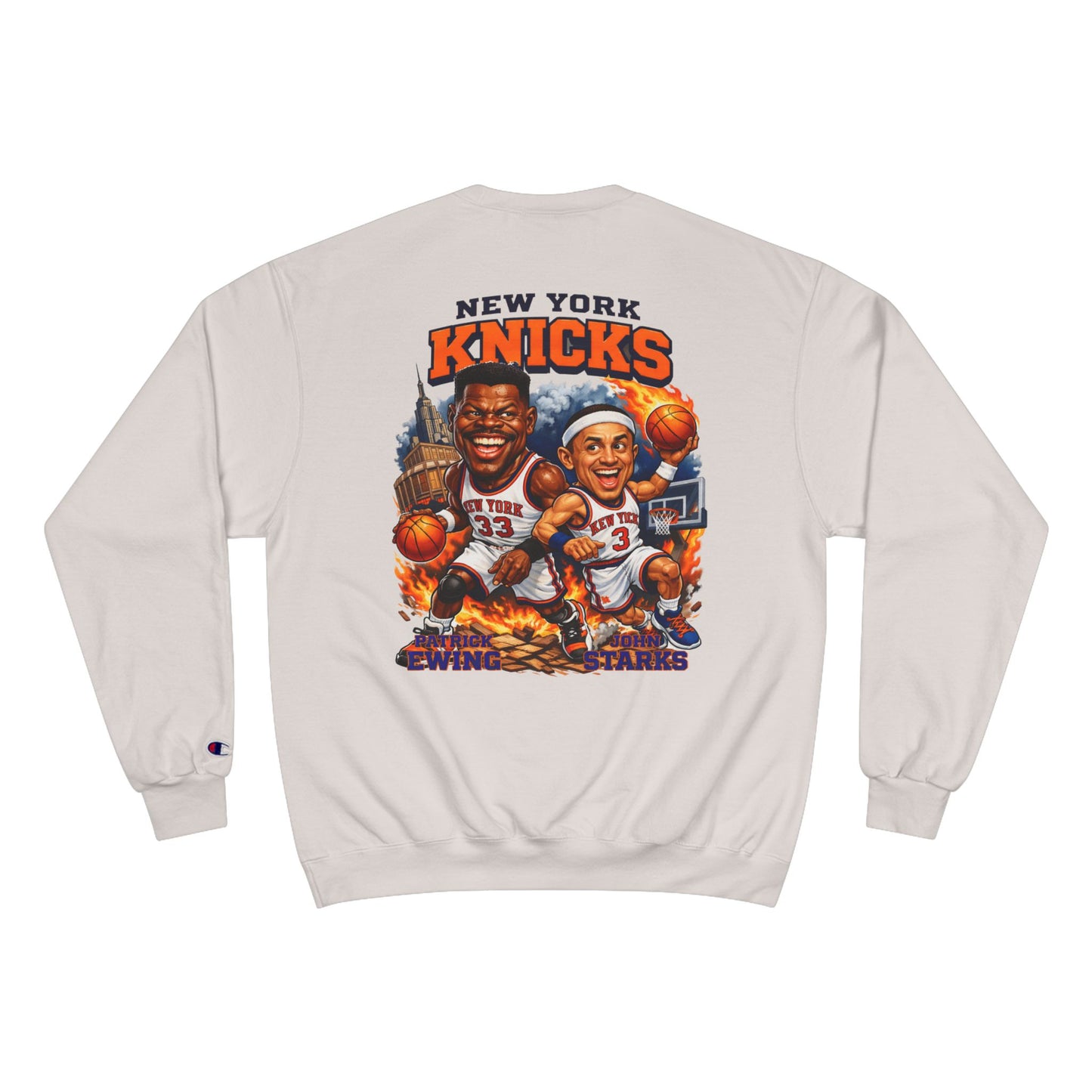 Champion X Empire New Your Knicks Legends Caricature Sweatshirt