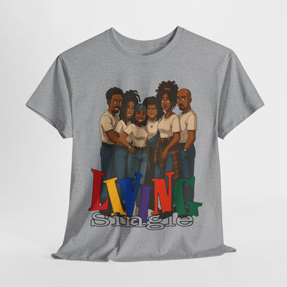 'Living Single' - Nostalgic TV Show T-Shirt for Fans