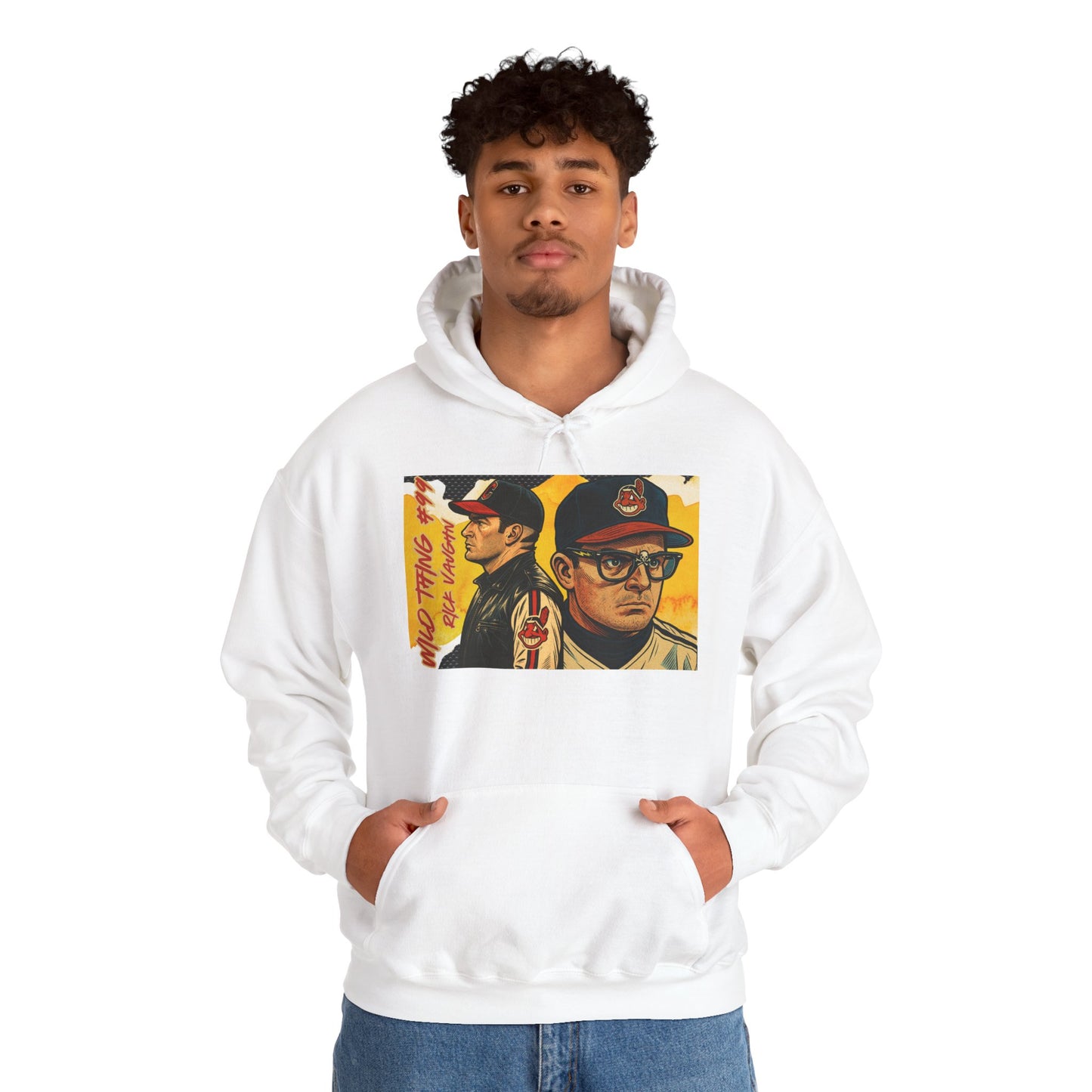 "Wild Thing "Vintage Style Unisex Hoodie with Iconic Film Design | Cozy Sweatshirt for Movie Lovers, Perfect Gift for Birthdays, Nostalgic Apparel
