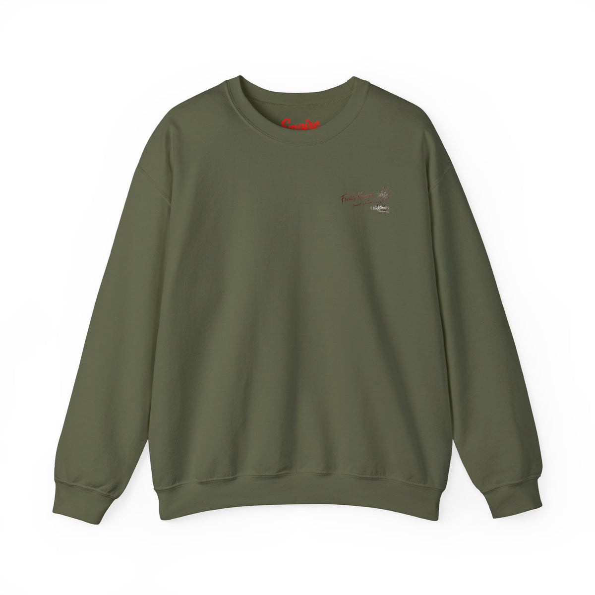 Freddy Krueger Crewneck Sweatshirt – "One, Two... Freddy's Coming For You" Horror Pullover
