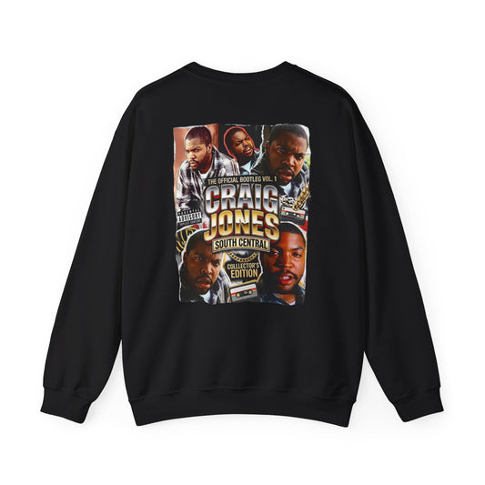 Craig Jones South Central Crewneck Sweatshirt — Retro Hip Hop Graphic Pullover