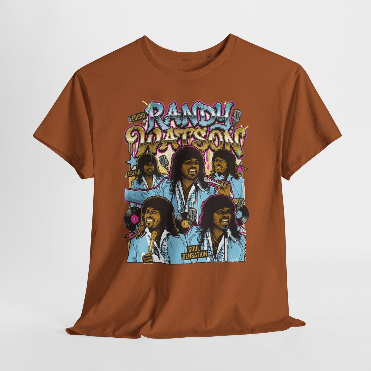 Randy Watson Vintage Portrait Tee — 90s Soul Funk Graphic T-Shirt