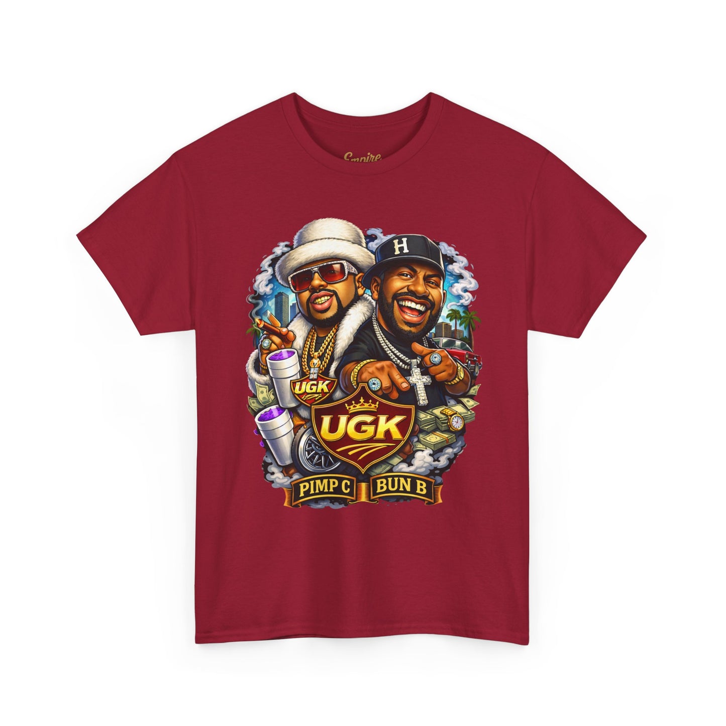 UGK Pimp & Bun B Graphic T-Shirt — Retro Hip Hop Tribute Tee
