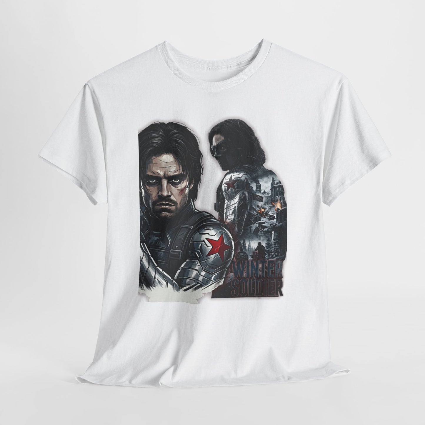 The Winter Soldier - Armored Vigilante Portrait T-Shirt