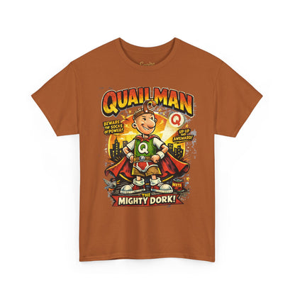 Quailman Mighty Dork T-Shirt — Retro Cartoon Graphic Tee