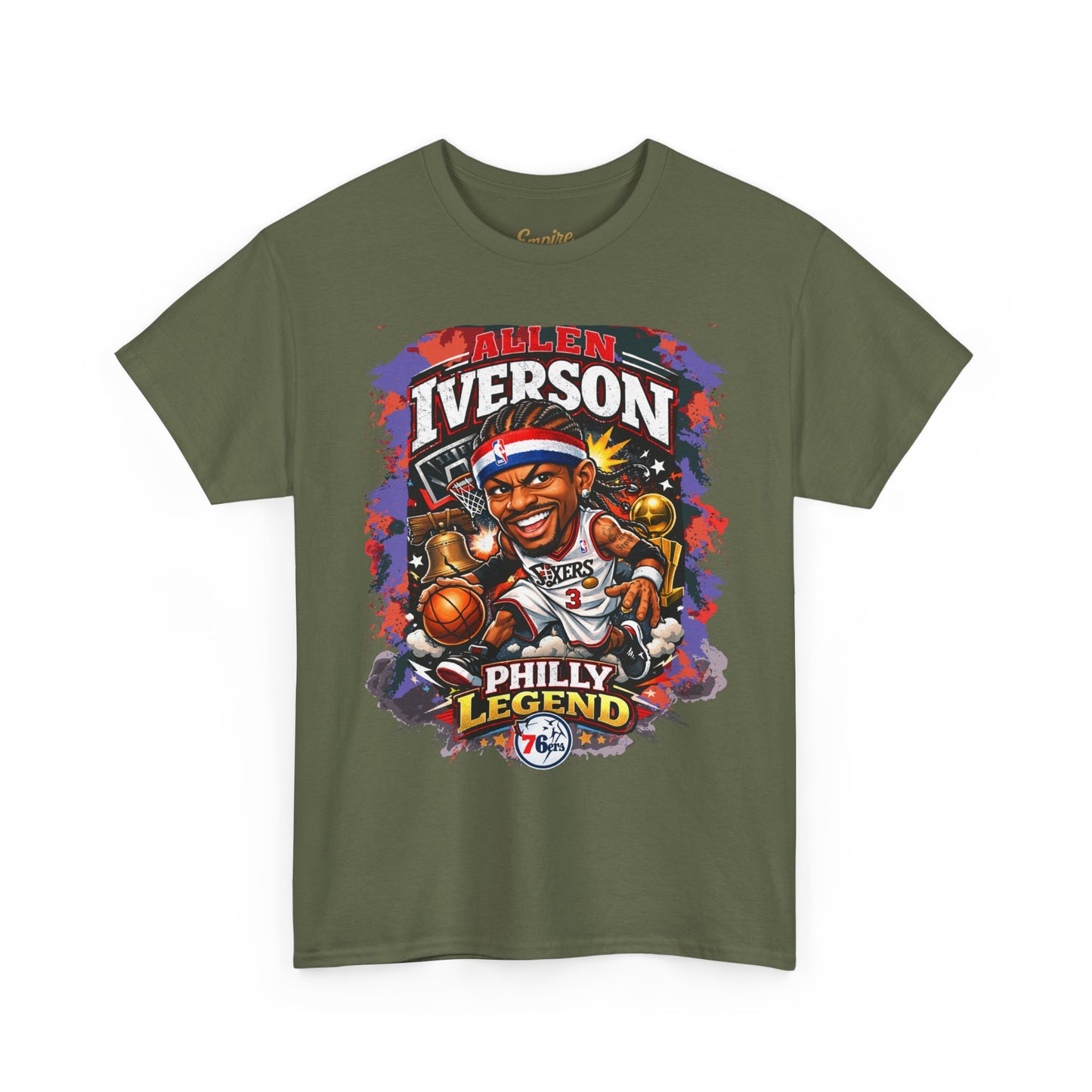 Philly Legend Basketball Tee — Iverson Retro Graphic Shirt