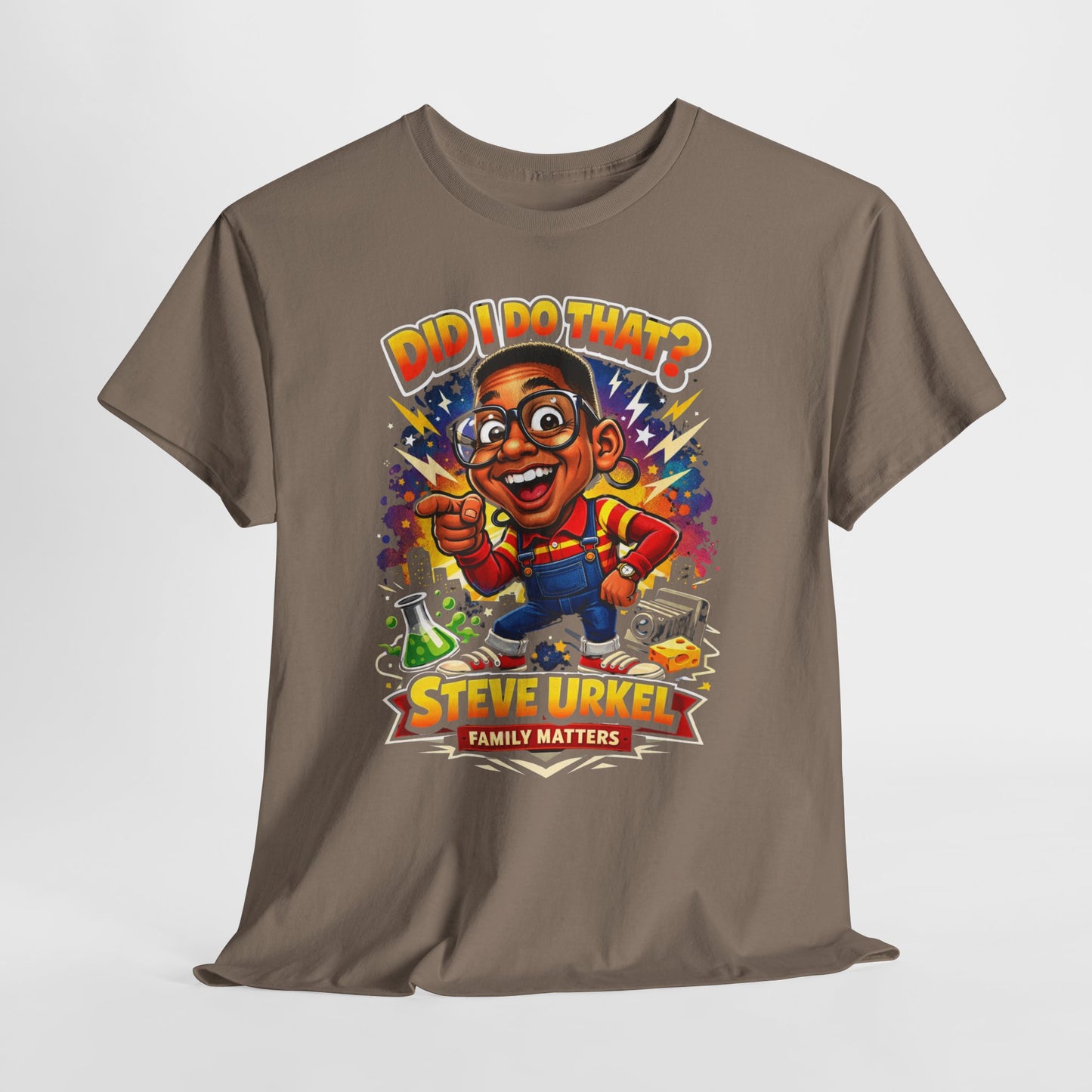 Did I Do That? Steve Urkel Tee – Retro 90s Family Matters Graphic Shirt