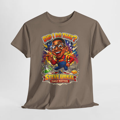 Did I Do That? Steve Urkel Tee – Retro 90s Family Matters Graphic Shirt