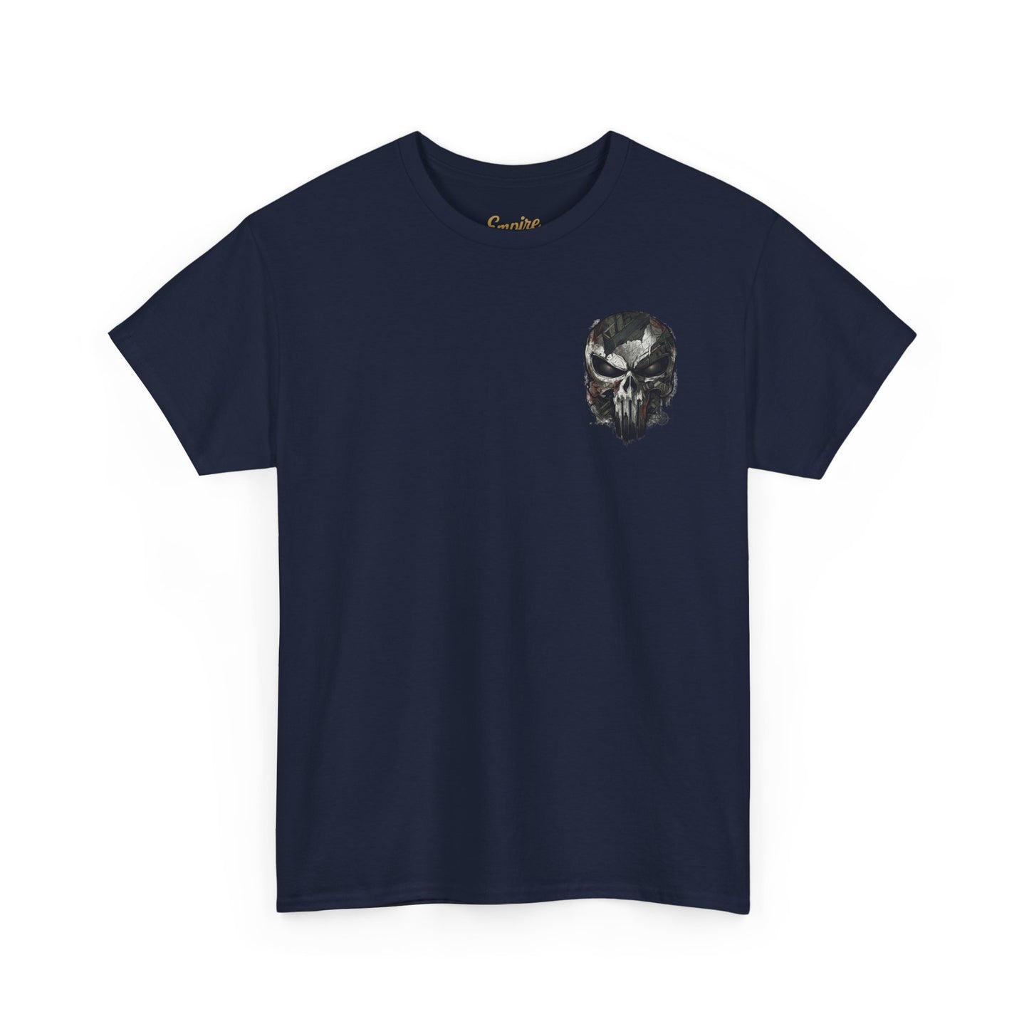 Punisher Graphic Tee — Skull Logo Front & The Punisher Portrait Back
