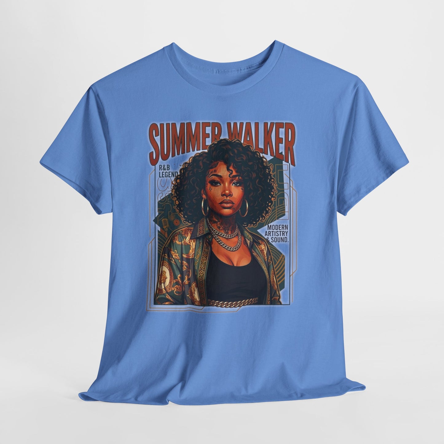 Retro Portrait Graphic Tee — "Summer Walker" Music Inspired Shirt