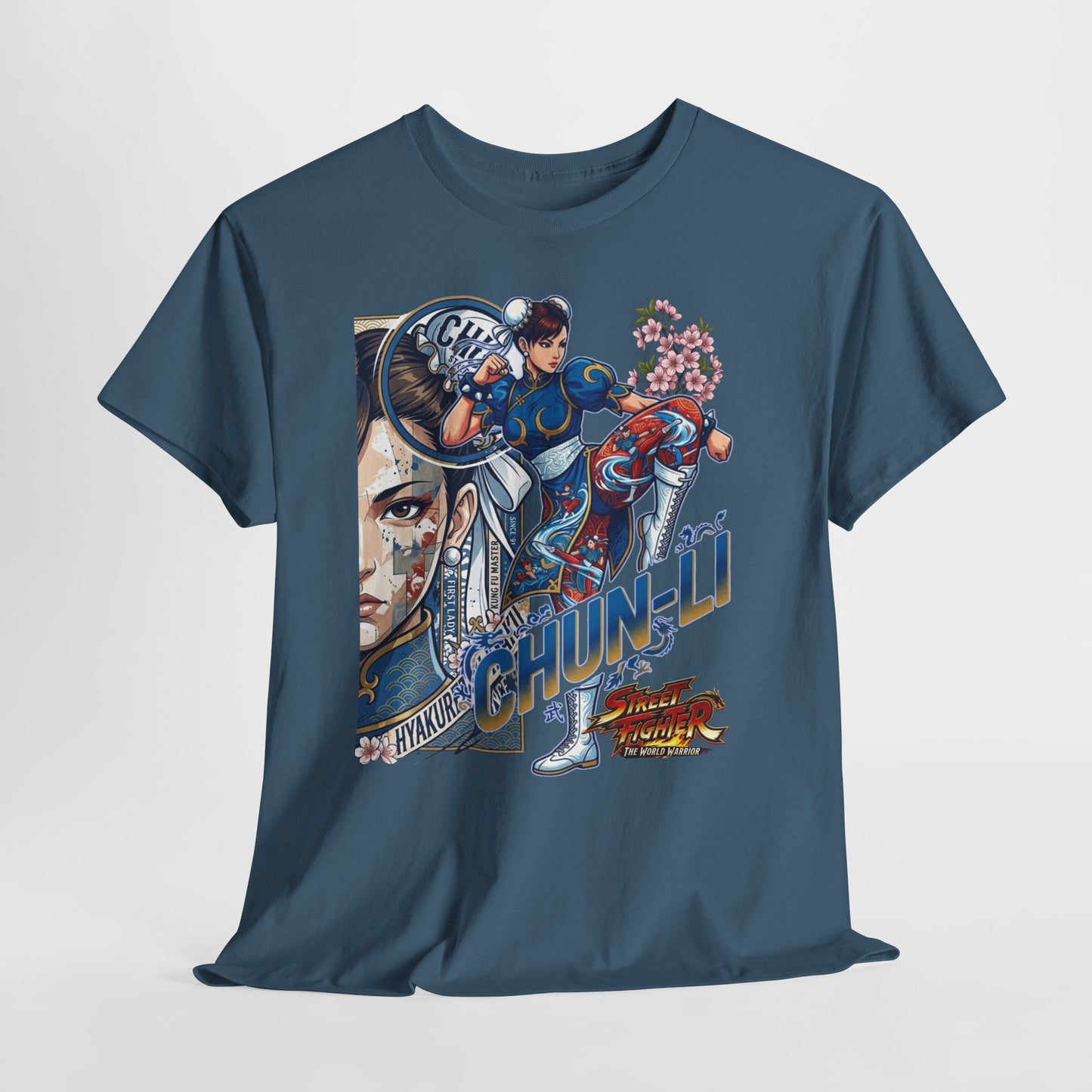 Chun-Li Street Fighter Graphic Tee — Retro Arcade Fighting Game Shirt