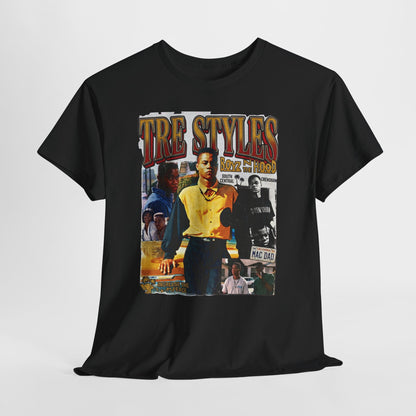 Tre Styles Graphic Tee — Vintage Collage T‑Shirt