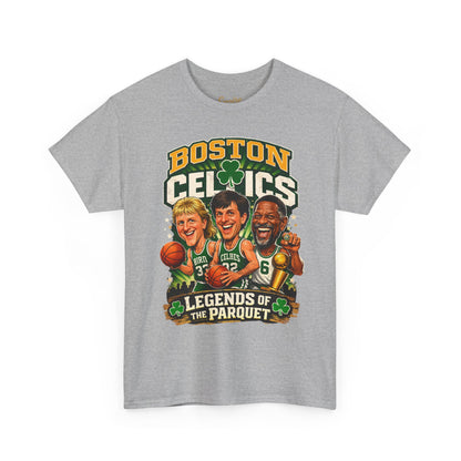 Boston Celtics "Legends of the Parquet" Tee - Retro Basketball Fan Shirt