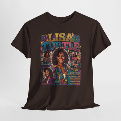 Lisa Turtle Retro 90s Sitcom Tee — Saved by the Bell Graphic T-Shirt