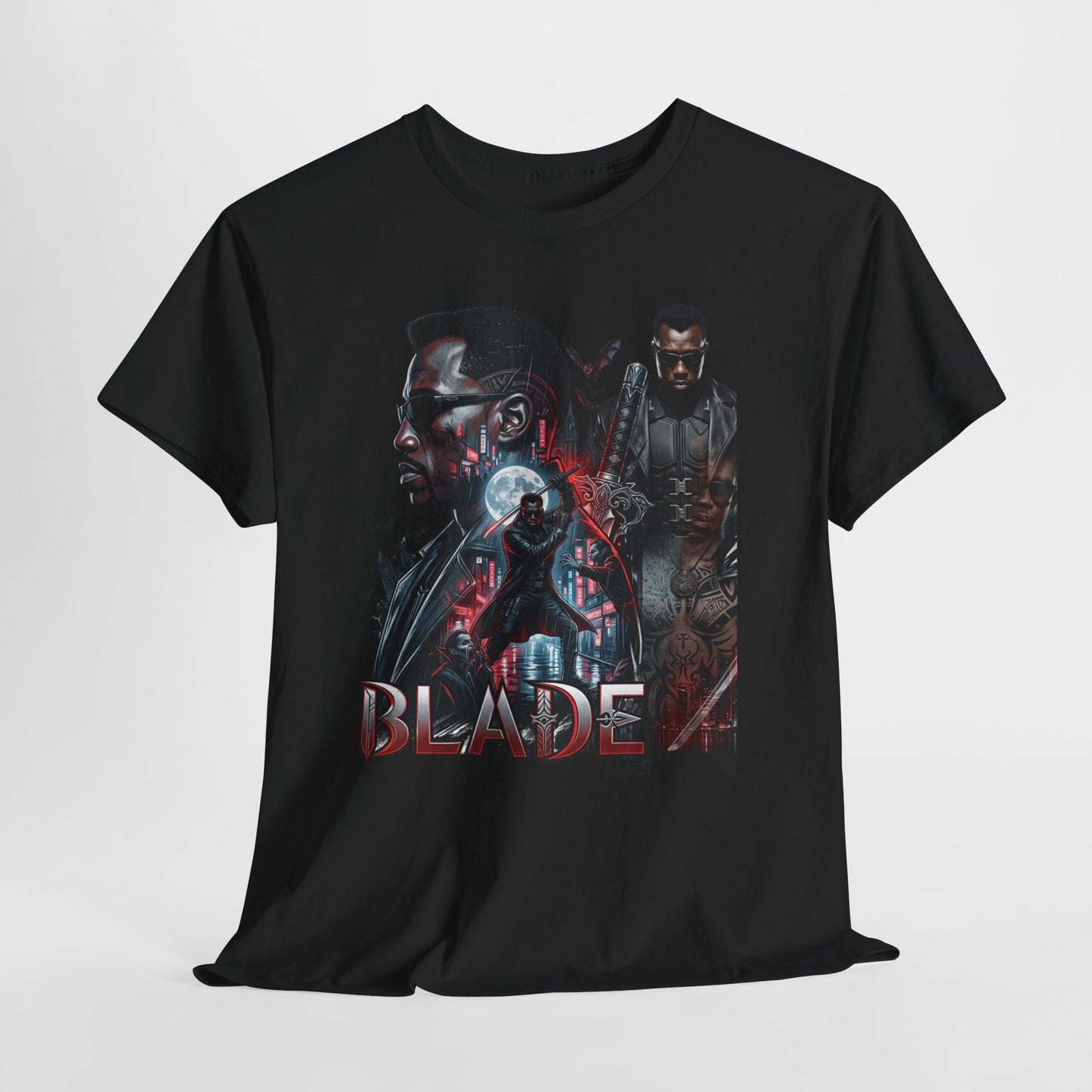 Blade Movie Graphic Tee — Vampire Hunter Retro Poster T-Shirt