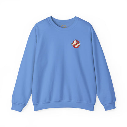 Ghostbusters Crewneck Sweatshirt — Stay Puft & "Who Ya Gonna Call" Graphic